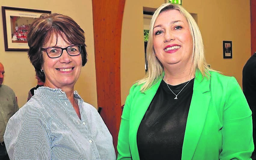 Cllr Margaret McDonnell and Cllr Michelle Gould at the event.
