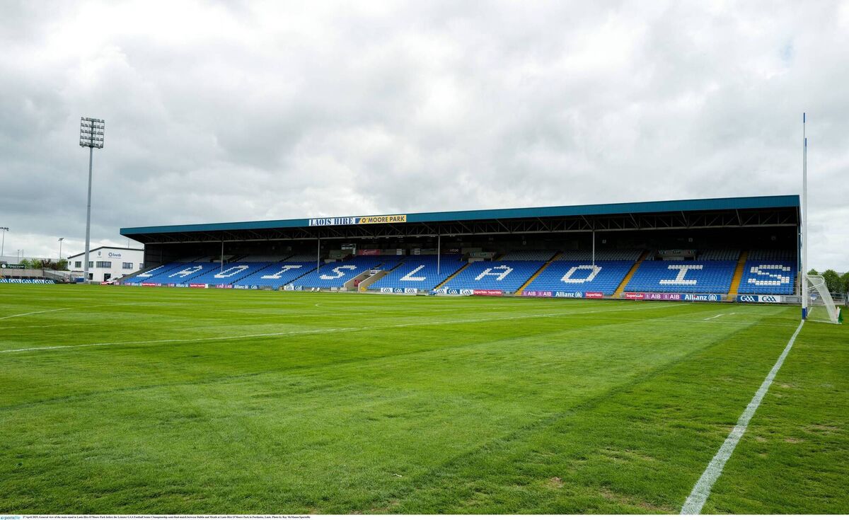 General view of the main stand in Laois Hire O'Moore Park. Picure: Ray McManus/Sportsfile