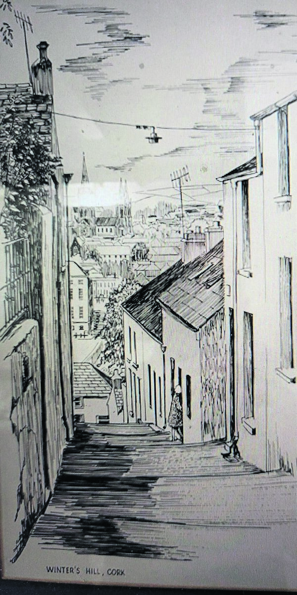 Winters Hill by renowned Cork artist Gladys Leach - this is a bit further along from the Rock Steps