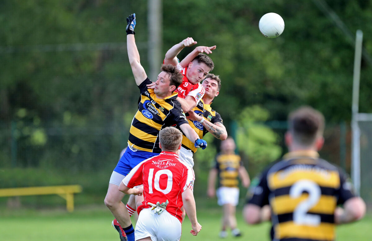  Beara's Ciarán O'Sullivan in action against Avondhu in 2022. Picture: Jim Coughlan