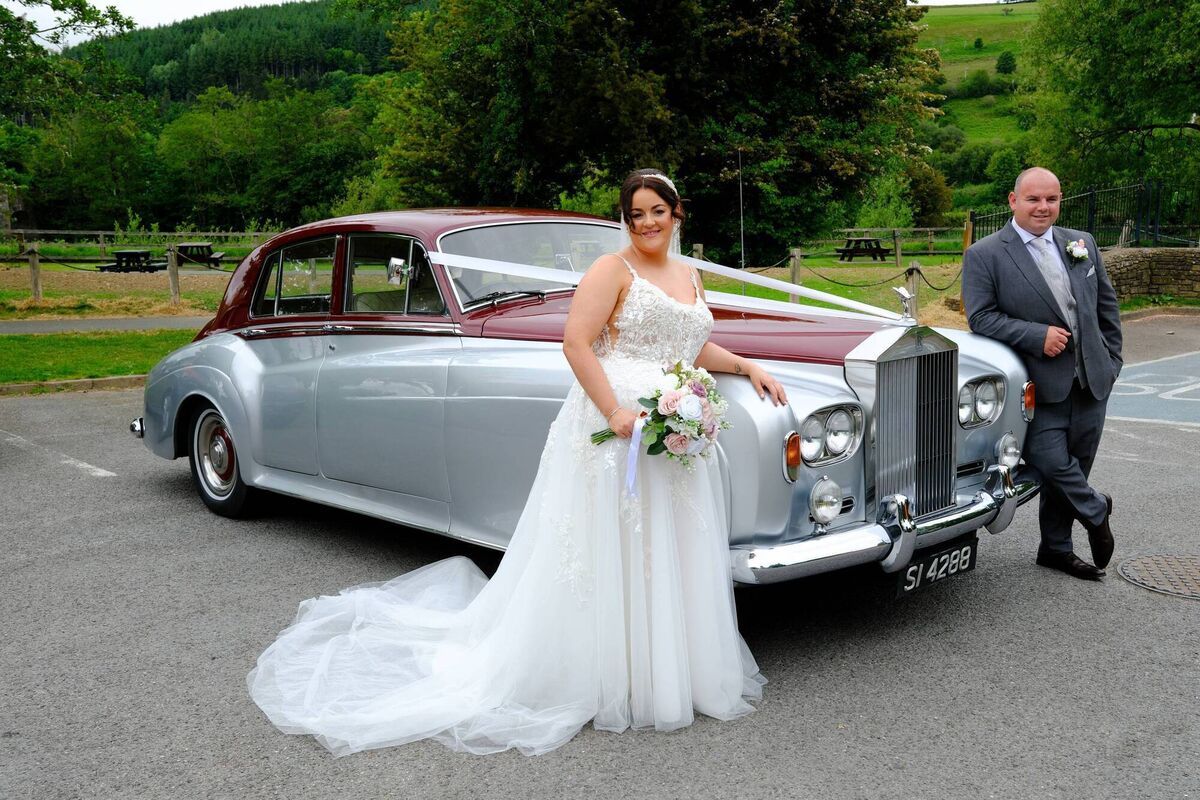The couple's wedding car was a Rolls-Royce from Cork Wedding Cars. “Tom was great to deal...we travelled in style that day," they said. The couple's wedding car was a Rolls-Royce from Cork Wedding Cars. “Tom was great to deal...we travelled in style that day," they said.