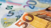 Euro banknotes