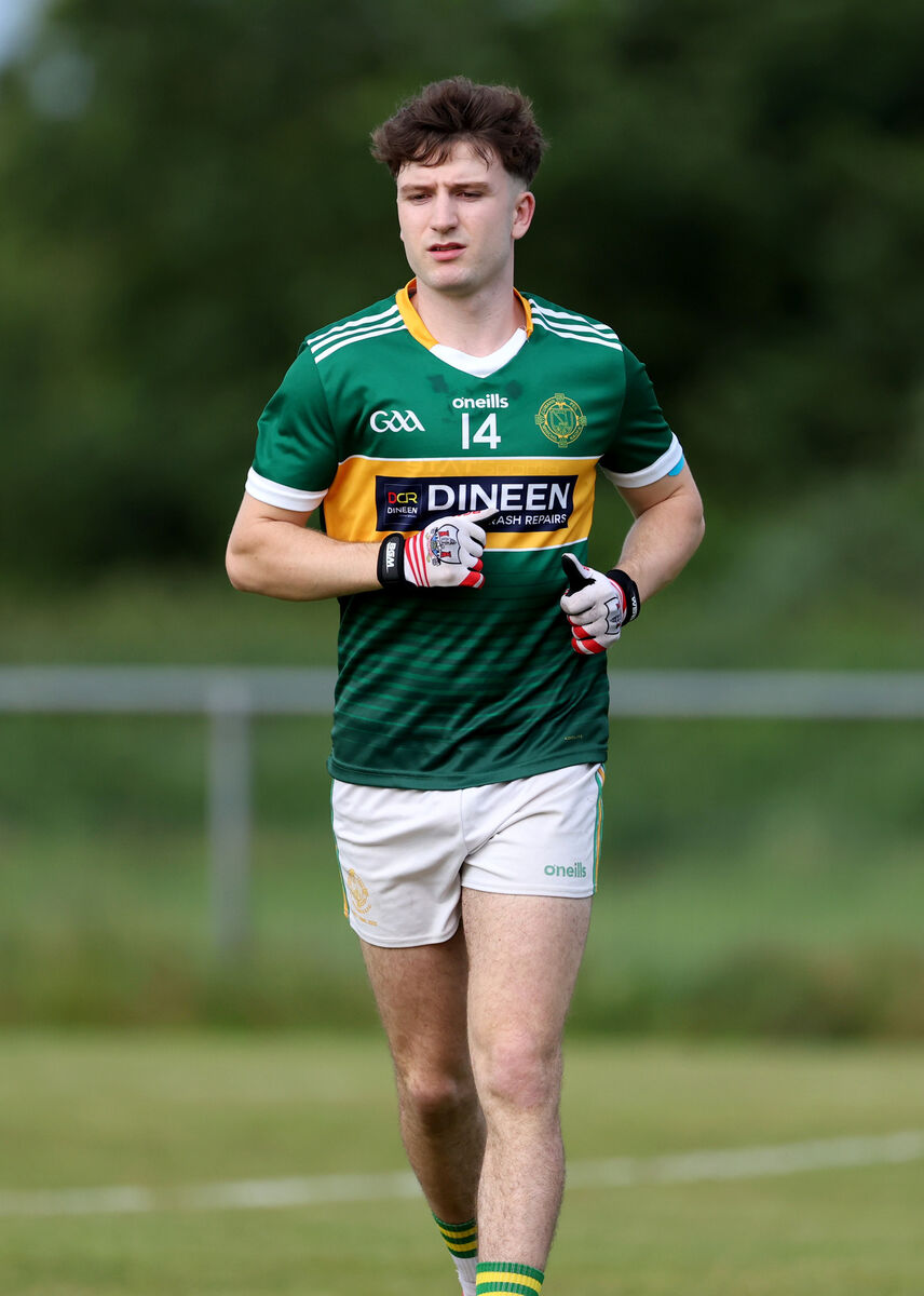  Luke O'Herlihy, top scorer for St. Michaels in action against St. Finbarrs. Picture: Jim Coughlan.