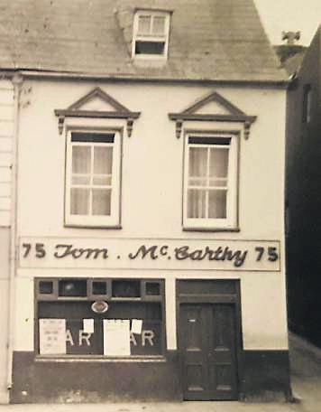 Tom sold the pub at 75, Main Street, Midleton in 1969