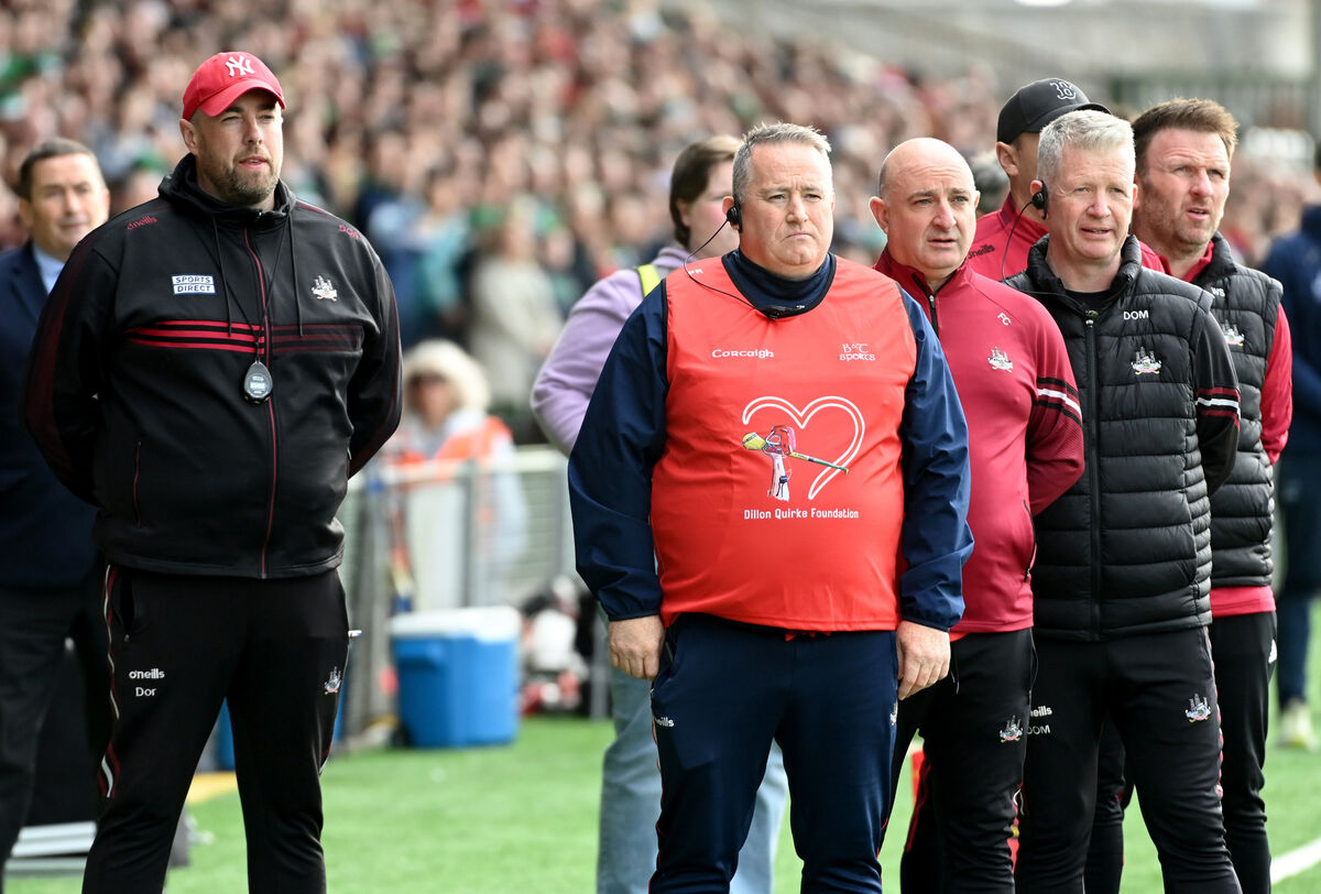 Cork manager Pat Ryan, with selectors Donal O'Rourke Fergal Ryan, Donal O'Mahony and Wayne Sherlock. Picture: Eddie O'Hare