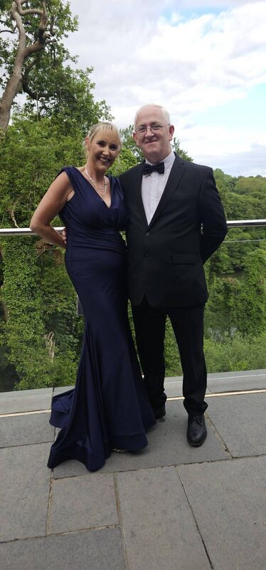 Deirdre with her husband Tim. Deirdre says AbilityWise is very much a family affair and her children assist with training while Tim looks after the accounts. 