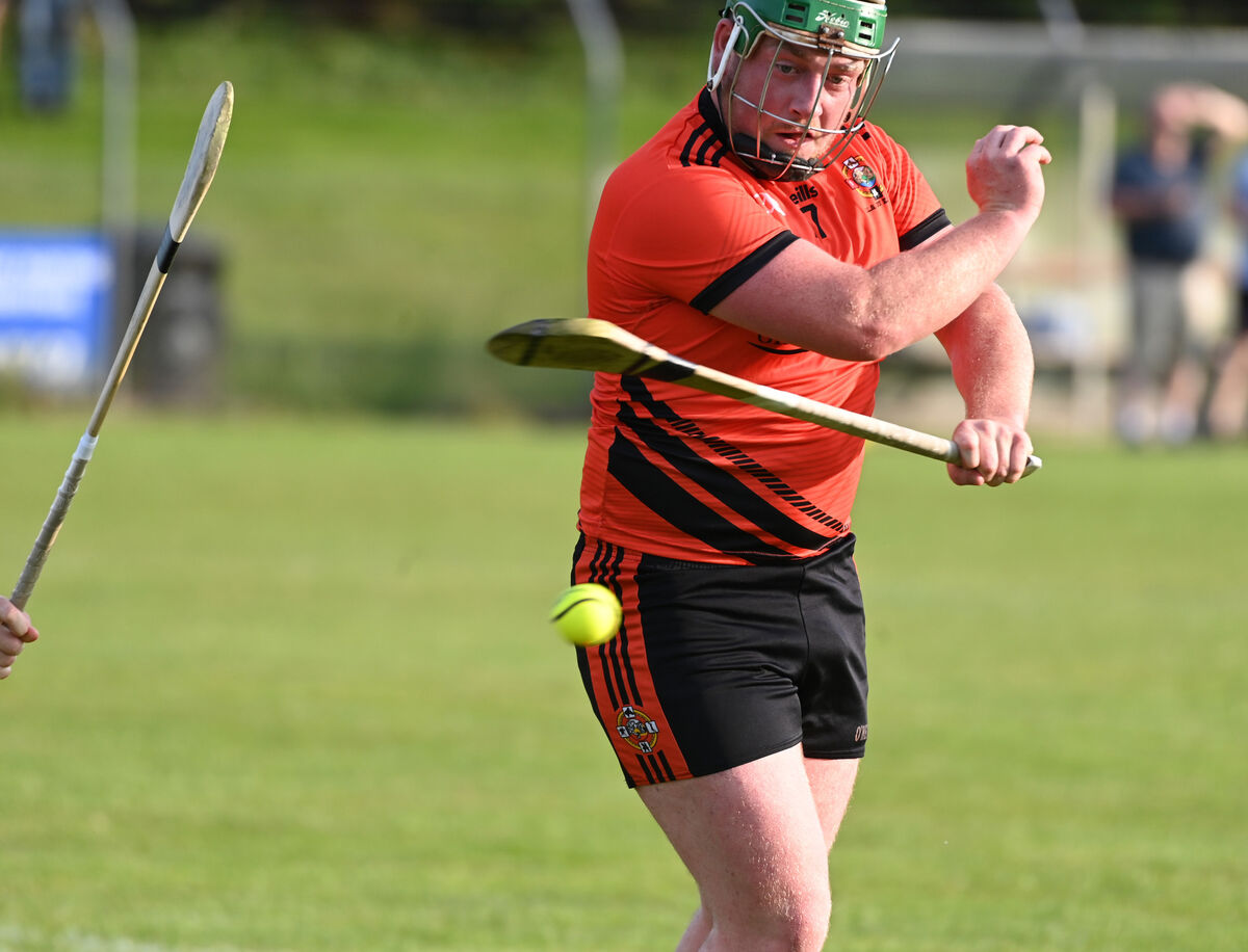 Duhallow's Luke Philpott scores a goal against Muskerry. Picture: Eddie O'Hare Duhallow's Luke Philpott scores a goal against Muskerry. Picture: Eddie O'Hare
