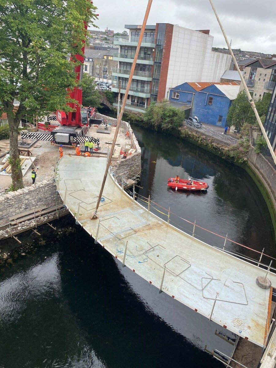 The new pedestrian and cycle bridge will provide a connection between Wandesford Quay/Crosse’s Green through Lambley’s Lane to South Main Street, the council said.