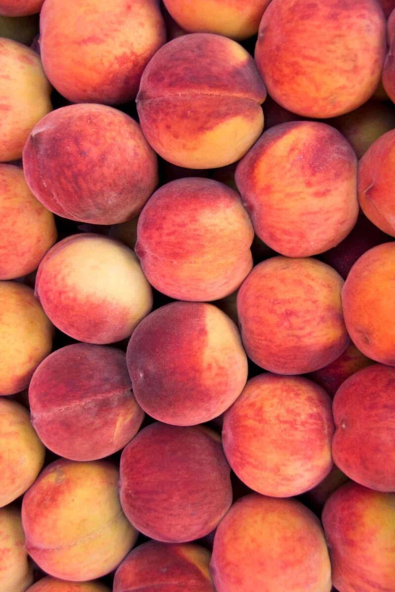 Peaches are in the shops now and work very well baked in the oven, says Dianne. Peaches are in the shops now and work very well baked in the oven, says Dianne.