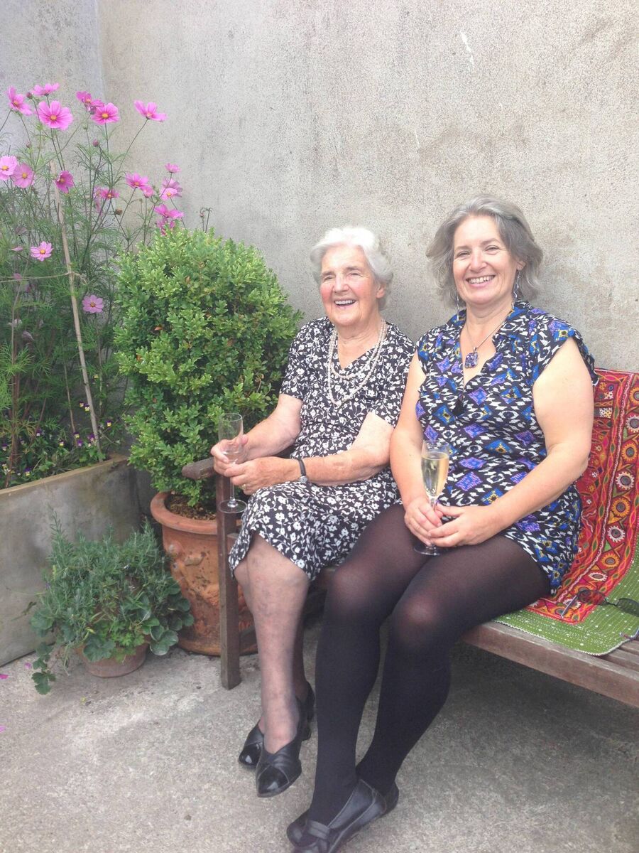“I remember cycling around mother’s legs when she was cooking," says Fern, pictured with her mother Myrtle. “I remember cycling around mother’s legs when she was cooking," says Fern, pictured with her mother Myrtle.