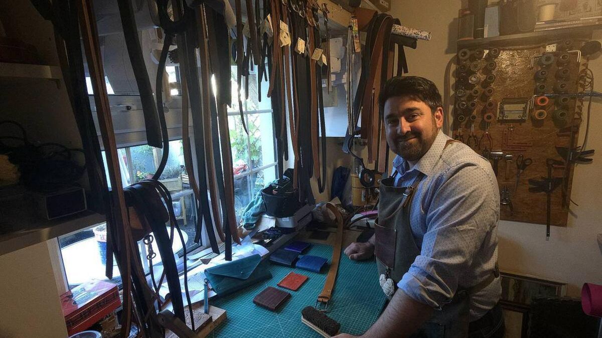 Keeping the craft alive: Meet the man making bespoke leather goods in his spare time