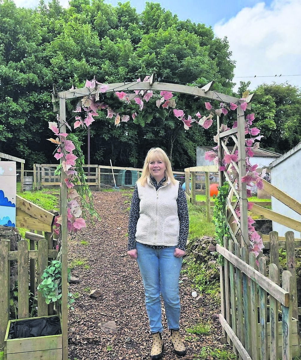 Tracy Hannan at Mallow Care Farm, which she created with her husband John. Tracy Hannan at Mallow Care Farm, which she created with her husband John.
