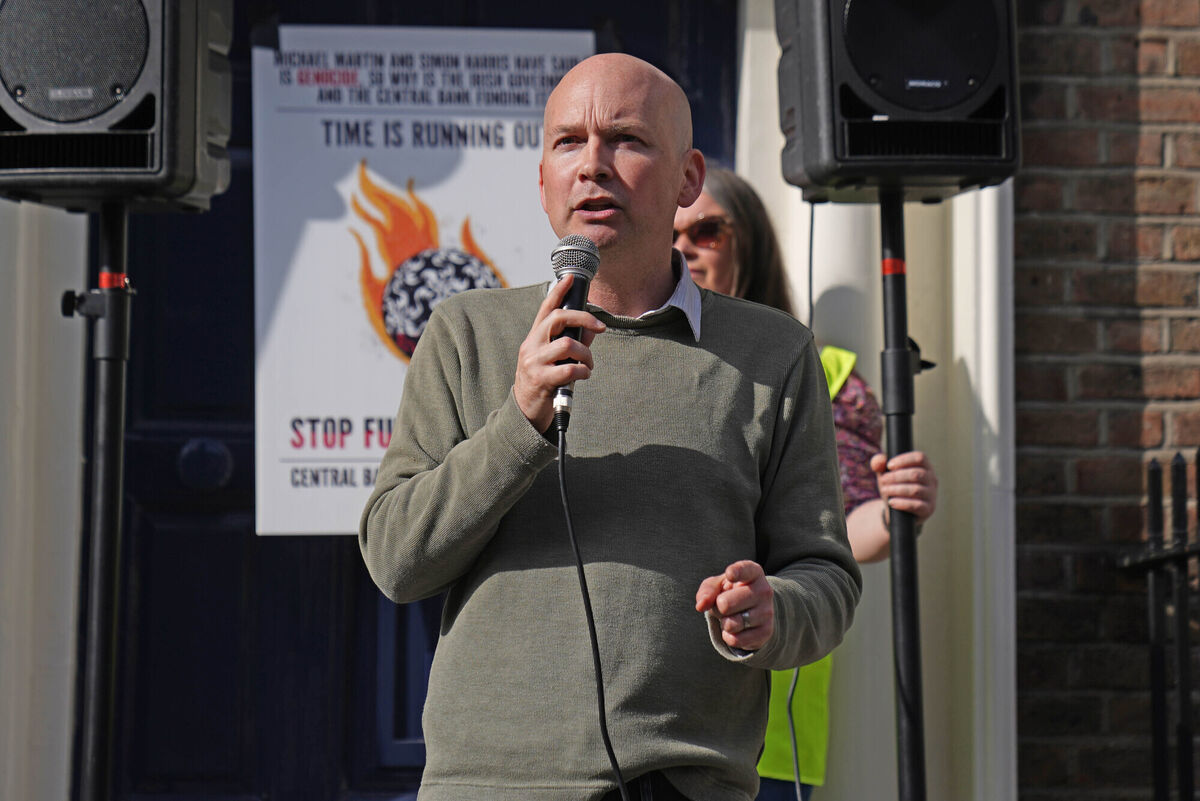 People Before Profit Paul Murphy TD was among a number of people detained on Friday while attempting to march to the Rafah crossing into Gaza as part of a large demonstration and effort to get aid into the region.