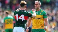 Darren McHale and Michael Murphy argue 15/6/2025