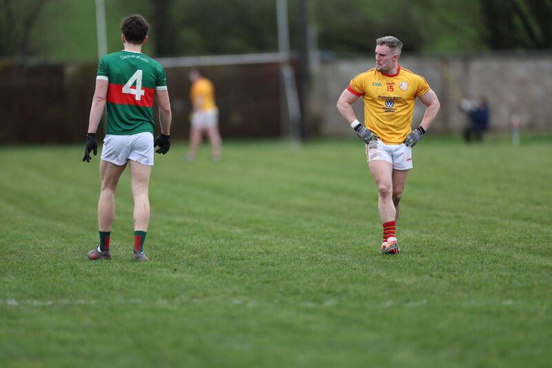 Clonakilty's newest defender, Daniel Darragh, has added more steel to what was an already stern defence. Picture: Gary Moult, Cork Sports Photography