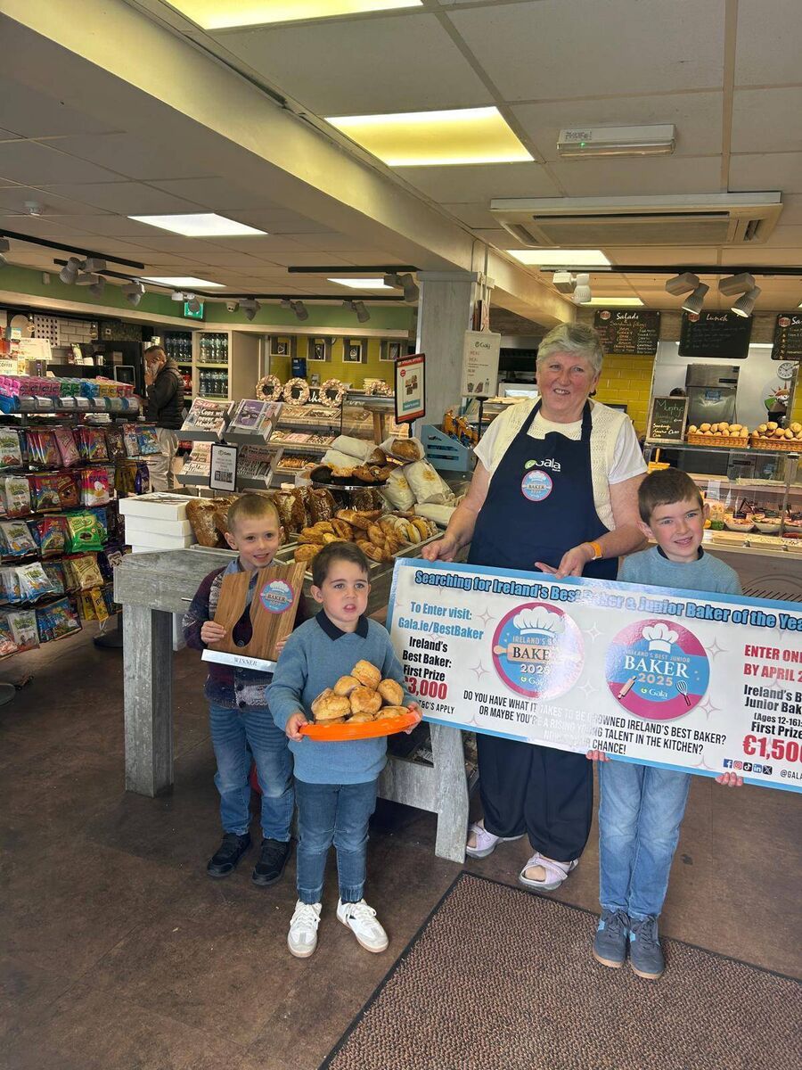 Mary Buckley with her grandchildren at Gala Kanturk Mary Buckley with her grandchildren at Gala Kanturk