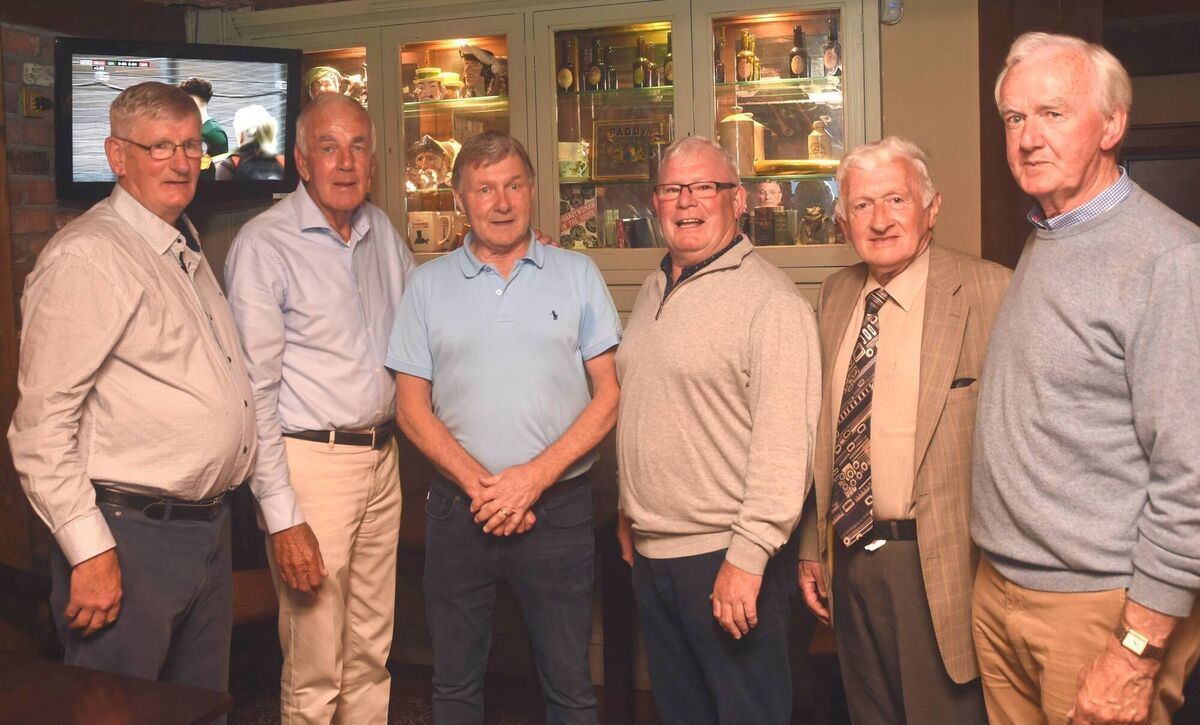 Pictured at a reunion of Cork Senior Hurling winning teams from 1976, 1977,and 1978 at the South County in Douglas The Blackrock contingent Eamonn O Donoghue, Ray Cummins, Tom Cashman ,Dermot Mc Curtin ,Pat Moylan Brendan Cummins pic George Hatchell Pictured at a reunion of Cork Senior Hurling winning teams from 1976, 1977,and 1978 at the South County in Douglas The Blackrock contingent Eamonn O Donoghue, Ray Cummins, Tom Cashman ,Dermot Mc Curtin ,Pat Moylan Brendan Cummins pic George Hatchell