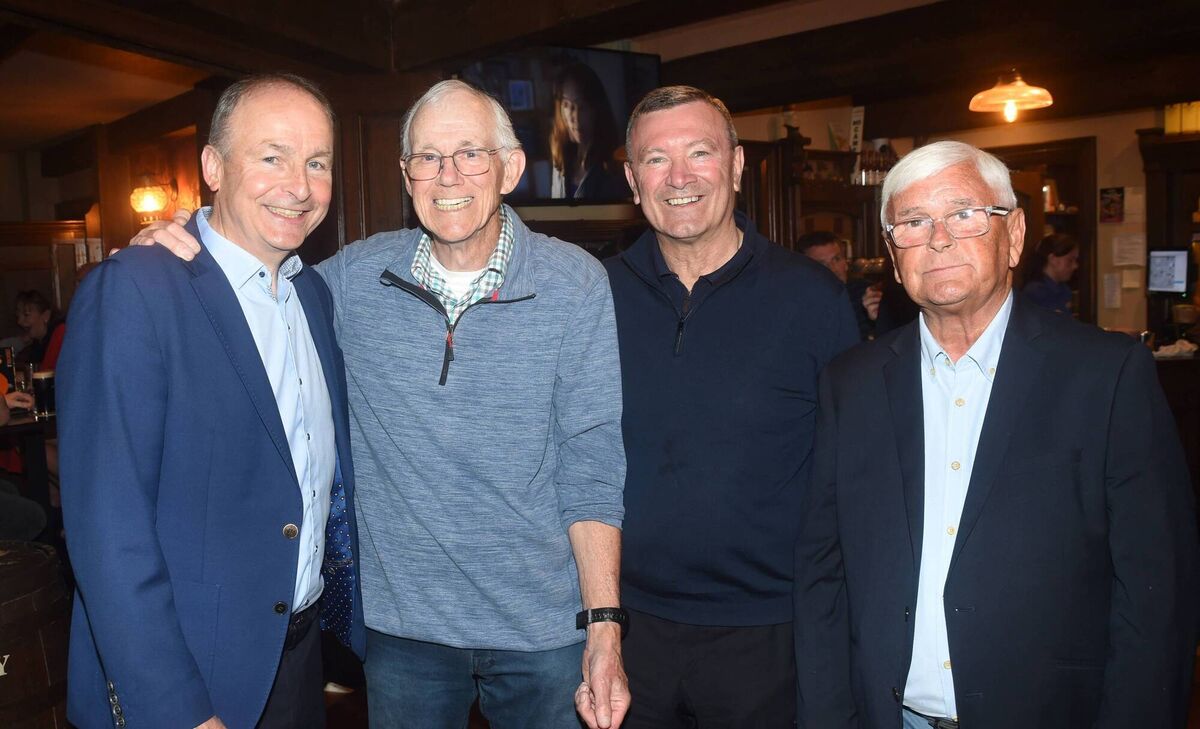 Pictured at a reunion of Cork Senior Hurling winning teams from 1976, 1977,and 1978 at the South County in Douglas were l-r Taoiseach Micheal Martin, Martin Doherty, Jimmy Barry Murphy and Charlie Mc Carthy pic George Hatchell Pictured at a reunion of Cork Senior Hurling winning teams from 1976, 1977,and 1978 at the South County in Douglas were l-r Taoiseach Micheal Martin, Martin Doherty, Jimmy Barry Murphy and Charlie Mc Carthy pic George Hatchell