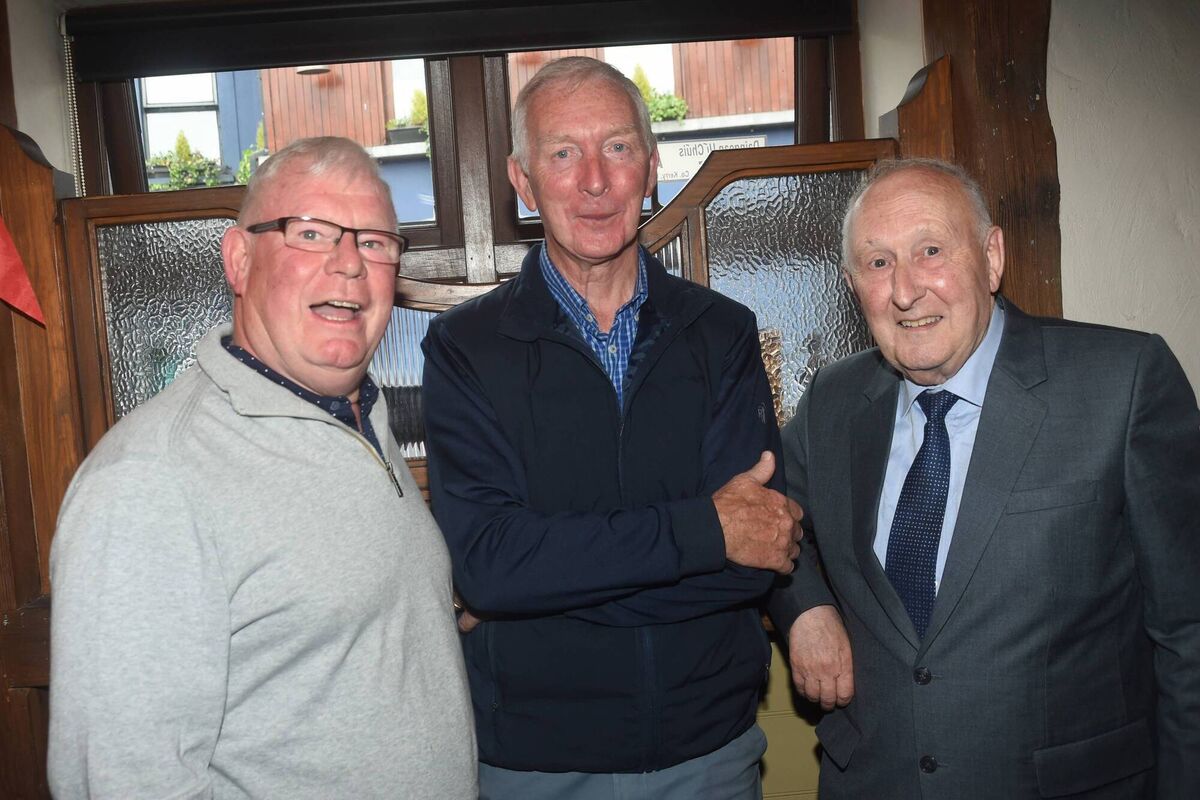 Pictured at a reunion of Cork Senior Hurling winning teams from 1976, 1977,and 1978 at the South County in Douglas l-r Dermot Mc Curtin ,Pat Horgan and Former County Secretary Frank Murphy pic George Hatchell Pictured at a reunion of Cork Senior Hurling winning teams from 1976, 1977,and 1978 at the South County in Douglas l-r Dermot Mc Curtin ,Pat Horgan and Former County Secretary Frank Murphy pic George Hatchell