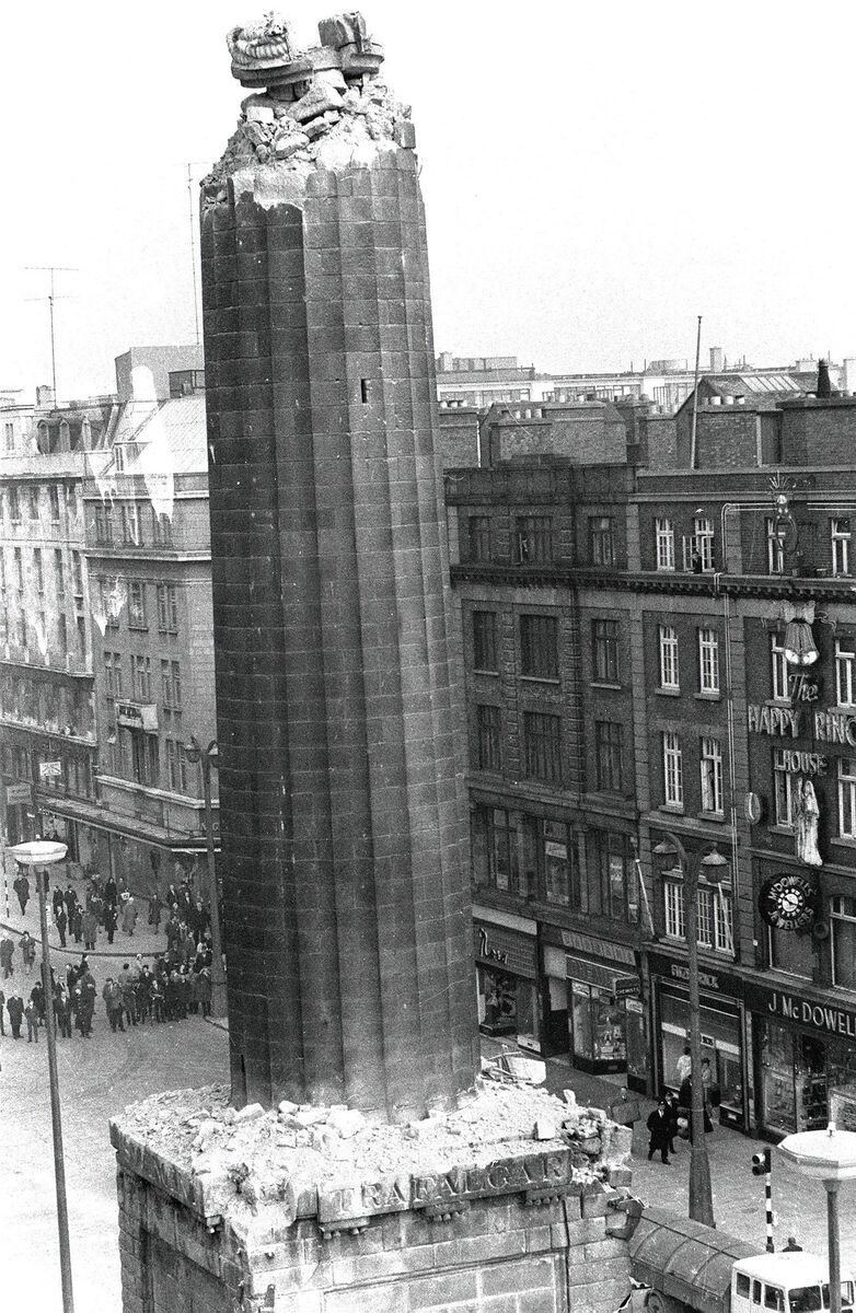 Brian Cronin recalled hearing of destruction of the Nelson's Pillar. Picture: Maxwell Archive Brian Cronin recalled hearing of destruction of the Nelson's Pillar. Picture: Maxwell Archive