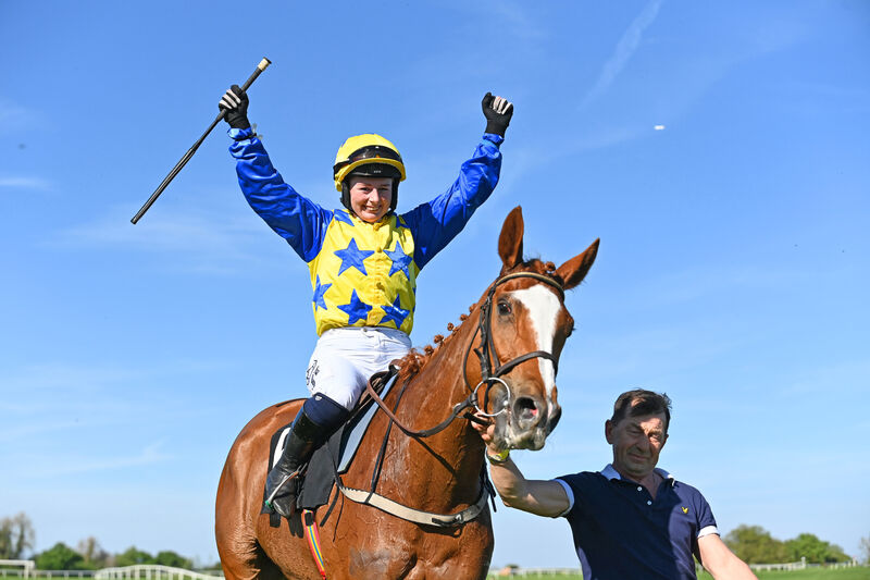 Bambino Fever and Jody Townend with Ildar Badretdinov. Picture: Healy Racing Bambino Fever and Jody Townend with Ildar Badretdinov. Picture: Healy Racing