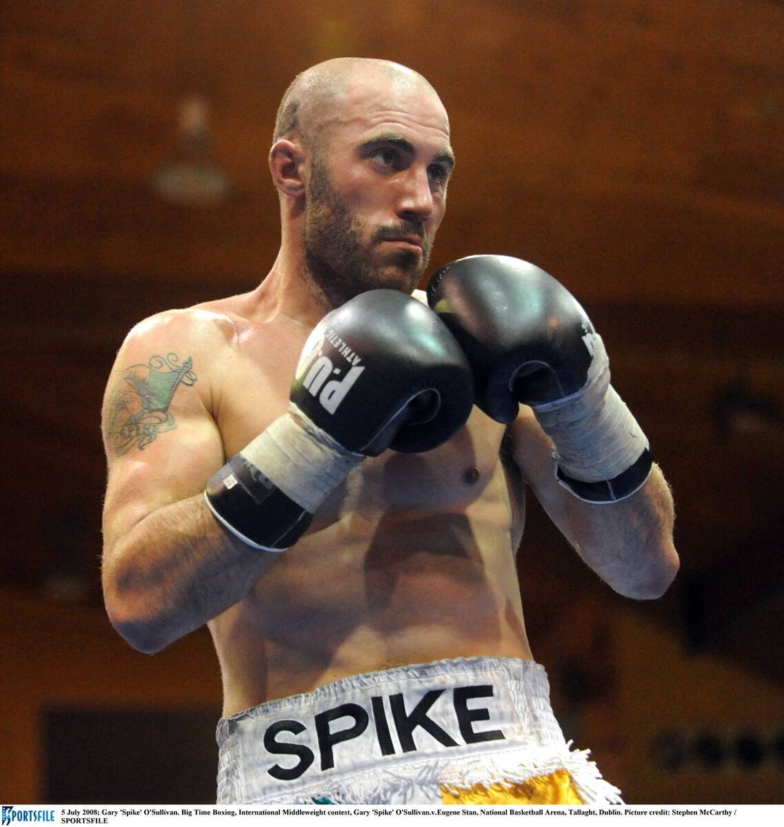 Gary 'Spike' O'Sullivan in the ring. Picture: Sportsfile