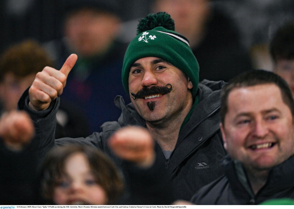 Boxer Gary 'Spike' O'Sullivan at Turner's Cross this season. Picture: David Fitzgerald/Sportsfile