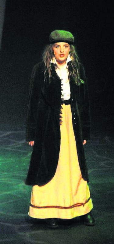 Cliona on stage at the Firkin Crane in Cork