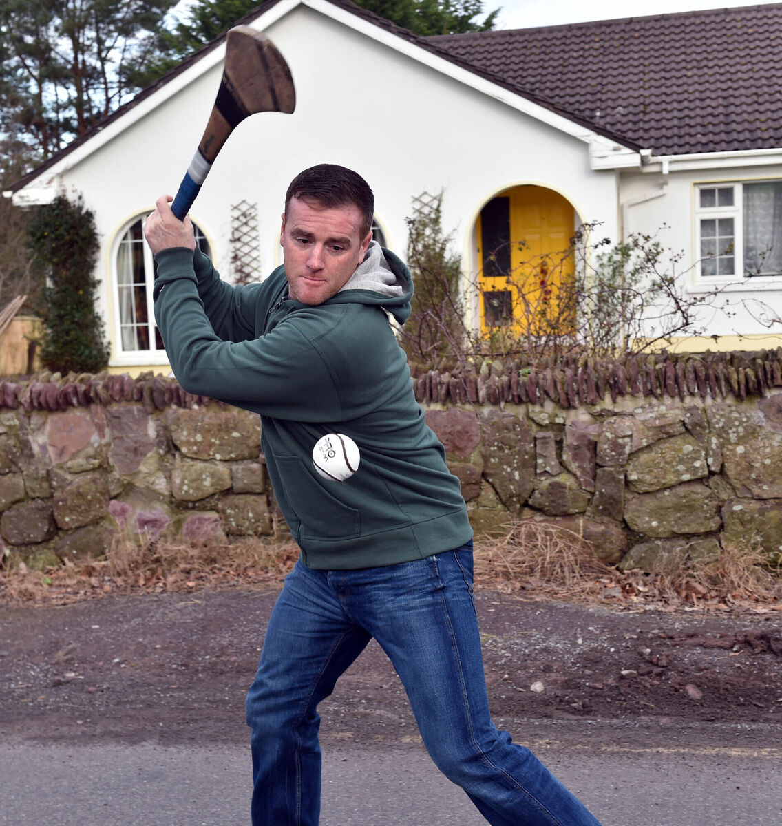 John Paul Murphy during the St Vincent's Poc Fada. Picture: Eddie O'Hare