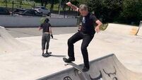  Thumbs up for Cork skateboarding park from pro Tony Hawk