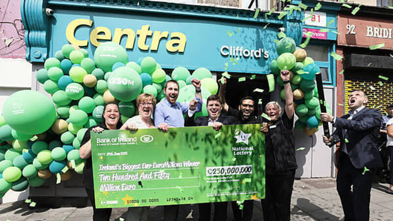 Cork shop that sold winning €250m EuroMillions ticket revealed Cork shop that sold winning €250m EuroMillions ticket revealed