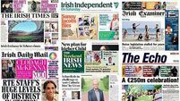 What the papers say: Saturday's front pages