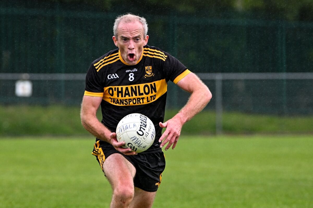 Clyda Rovers’ Paudie Kissane carries the ball forward against Mallow. Picture Chani Anderson