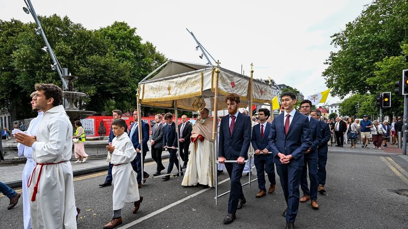 Eucharistic Procession gathers a huge Cork turnout