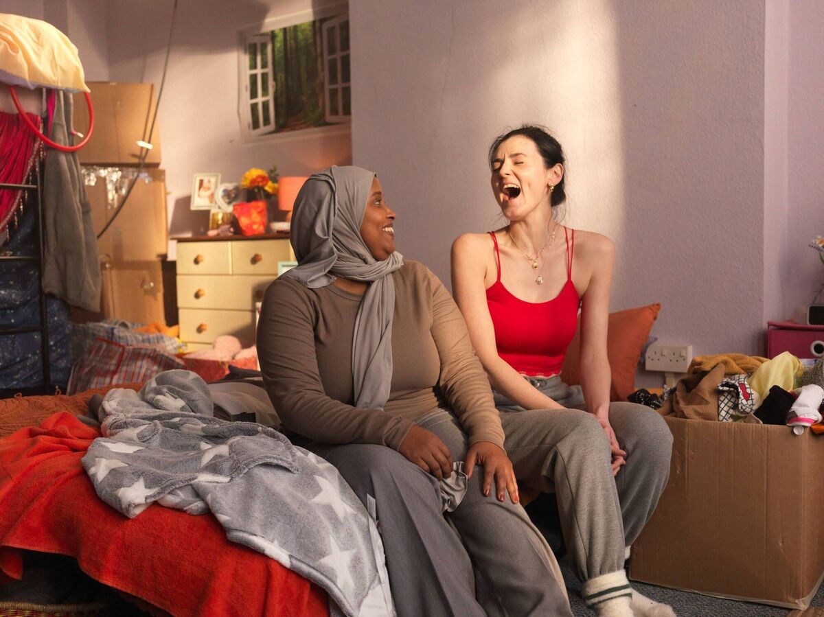Idil Ahmed as Amina and Posy Sterling as Molly Brown. Sterling says they enjoy a “wonderful friendship off screen”.	Picture: Courtesy of MetFilm
                    