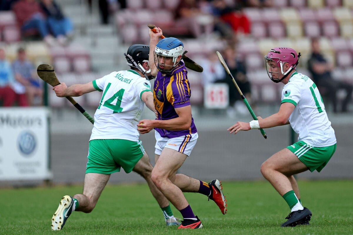 Muskerry's James Lane puts the pressure on Seán O'Riordan of Carbery. Picture: Jim Coughlan Muskerry's James Lane puts the pressure on Seán O'Riordan of Carbery. Picture: Jim Coughlan