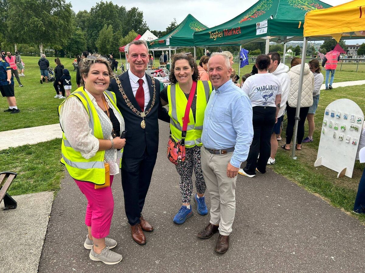 The new Lord Mayor, Fergal Dennehy in his local Togher at the Clashduv Park non-fire night. Pic Fergal Dennehy.