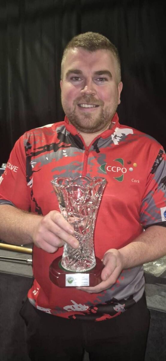 Cork pool player Cian Coleman who was runner-up in the All-Ireland Intermediate Singles competition at the INEC Gleneagle Hotel. Cork pool player Cian Coleman who was runner-up in the All-Ireland Intermediate Singles competition at the INEC Gleneagle Hotel.