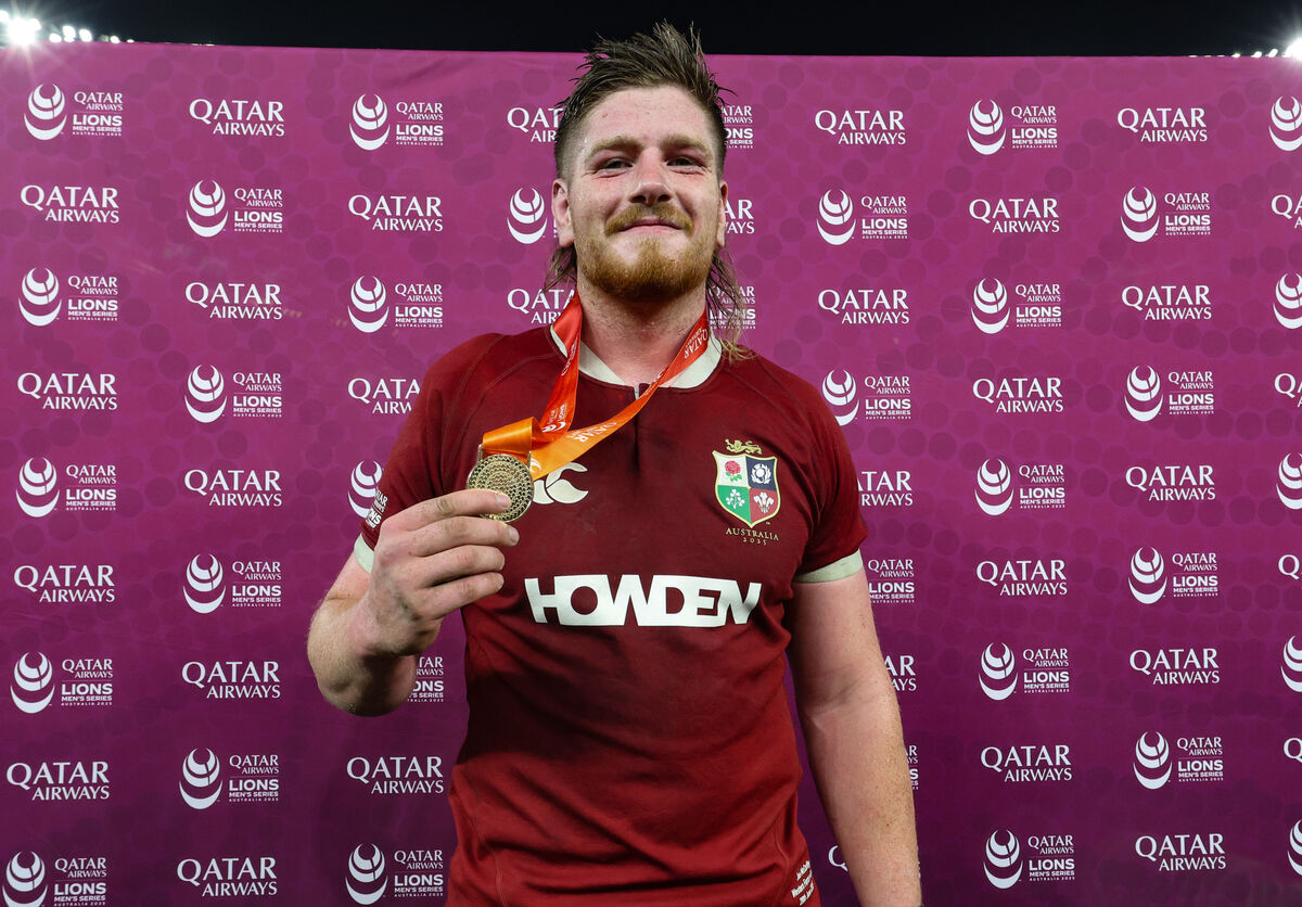 British &amp; Irish Lions vs Western Force: Player of the Match British &amp; Irish Lions Joe McCarthy 