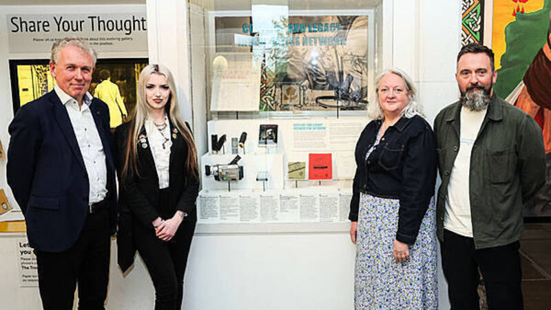 Glass from Guildhall and Bloody Sunday belt go on display to mark new initiative Glass from Guildhall and Bloody Sunday belt go on display to mark new initiative