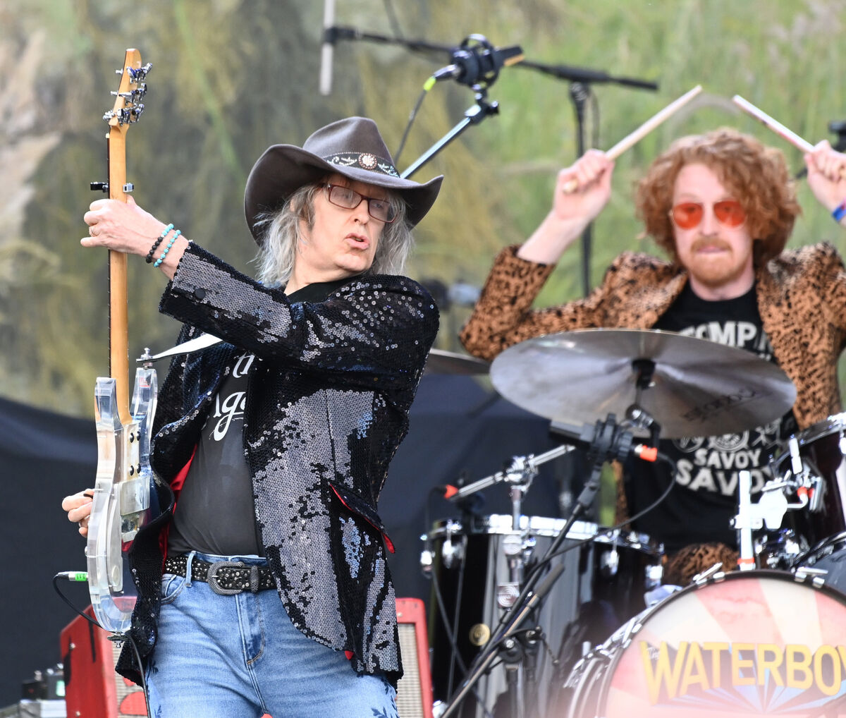 Mike Scott and drummer Eamonn Ferris of The Waterboys in concert at Virgin Media Park, Cork. Picture: Eddie O'Hare