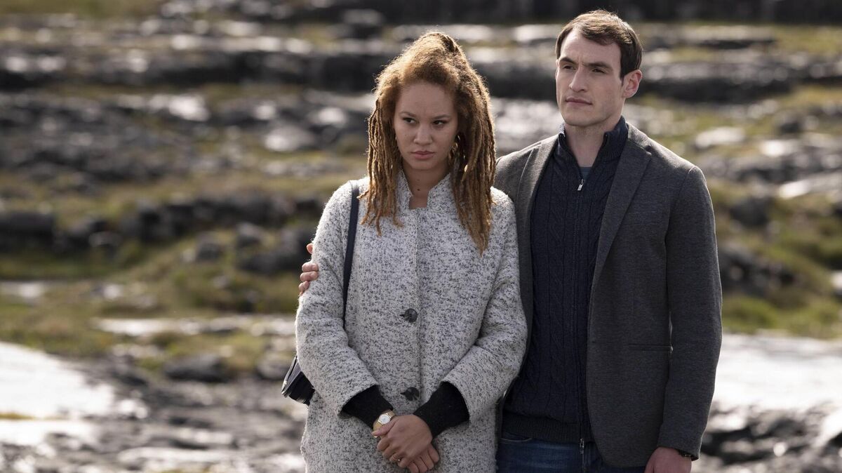 Ayoola Smart and Éanna Hardwicke in Smother. Ayoola Smart and Éanna Hardwicke in Smother.
