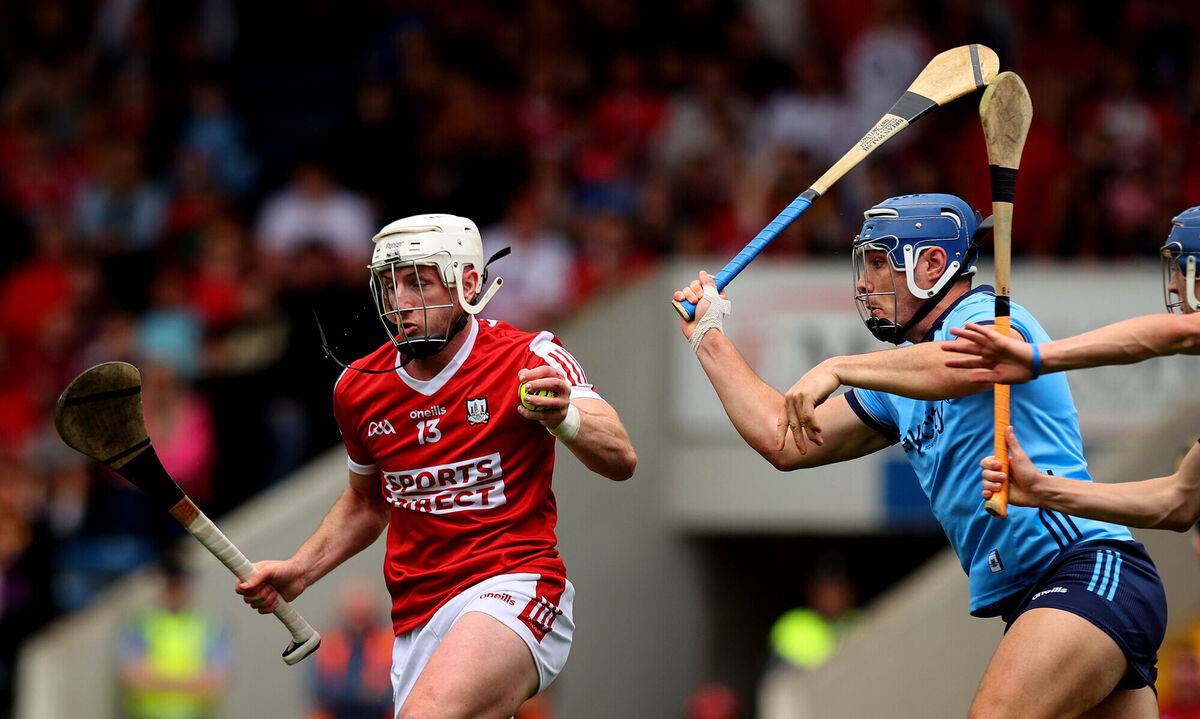 Dublin vs Cork: Dublin’s John Bellew and Patrick Horgan of Cork