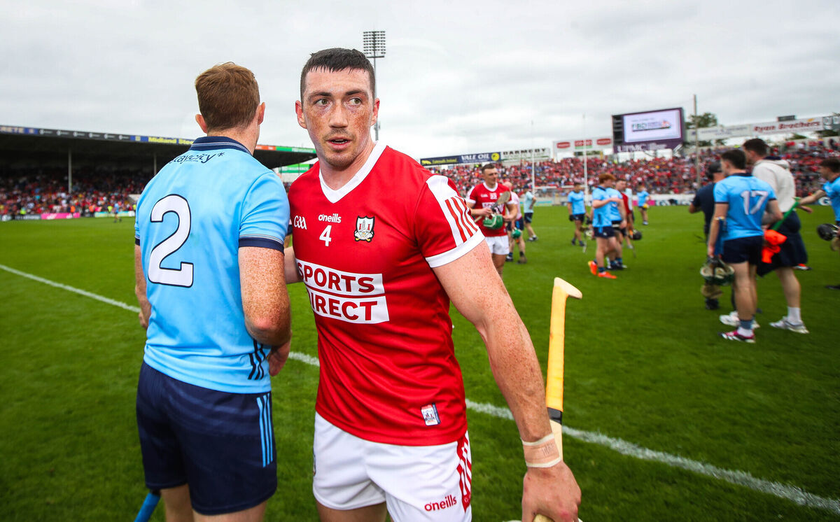 Dublin vs Cork: Dublin’s John Bellew and Sean O Donoghue of Cork Dublin vs Cork: Dublin’s John Bellew and Sean O Donoghue of Cork