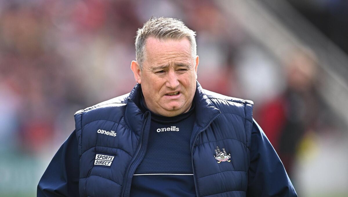 6 April 2025; Cork manager Pat Ryan before the Allianz Hurling League Division 1A final match between Tipperary and Cork at SuperValu Páirc Uí Chaoimh in Cork. Photo by Piaras Ó Mídheach/Sportsfile