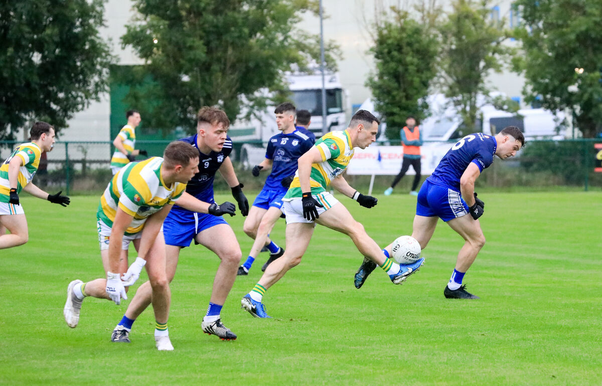 Carbery Rangers' John O'Rourke attacks downfield against Knocknagree. Picture: David Creedon
