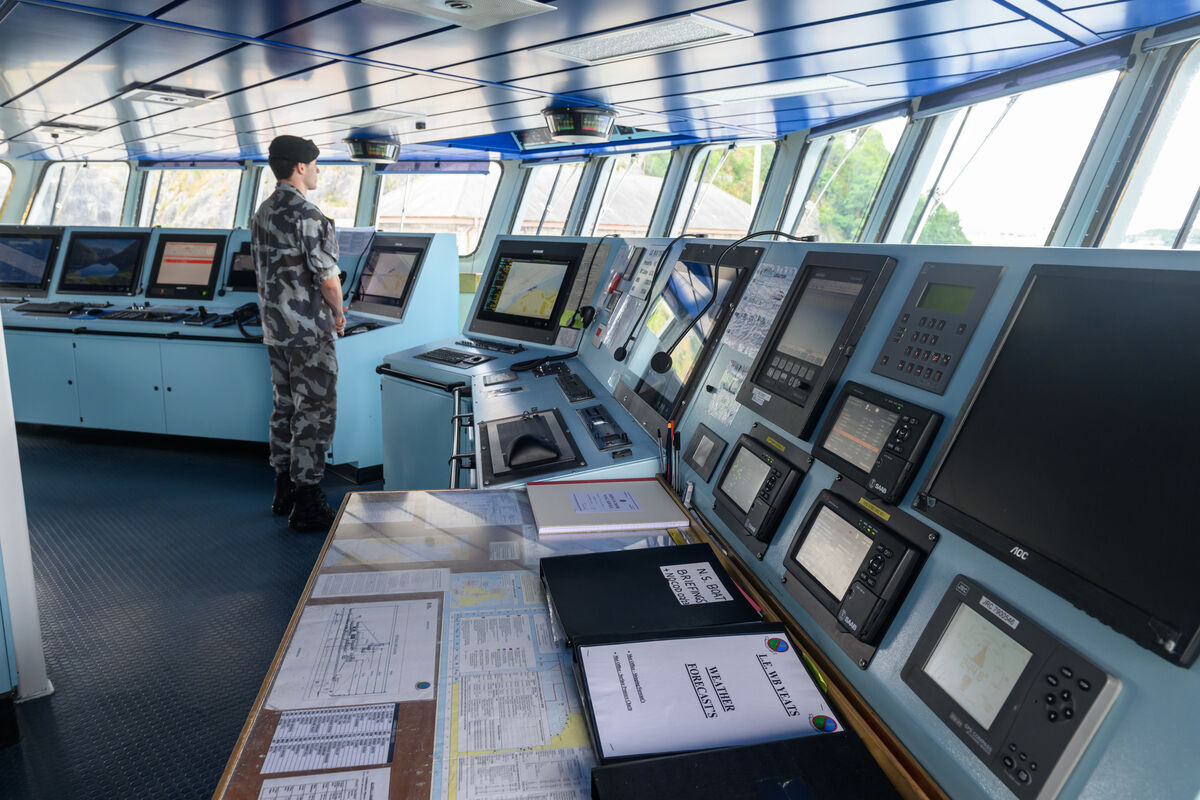 The bridge of the LÉ William Butler Yeats P63 berthed at the Naval Base Haulbowline, Cork. Picture Dan Linehan The bridge of the LÉ William Butler Yeats P63 berthed at the Naval Base Haulbowline, Cork. Picture Dan Linehan