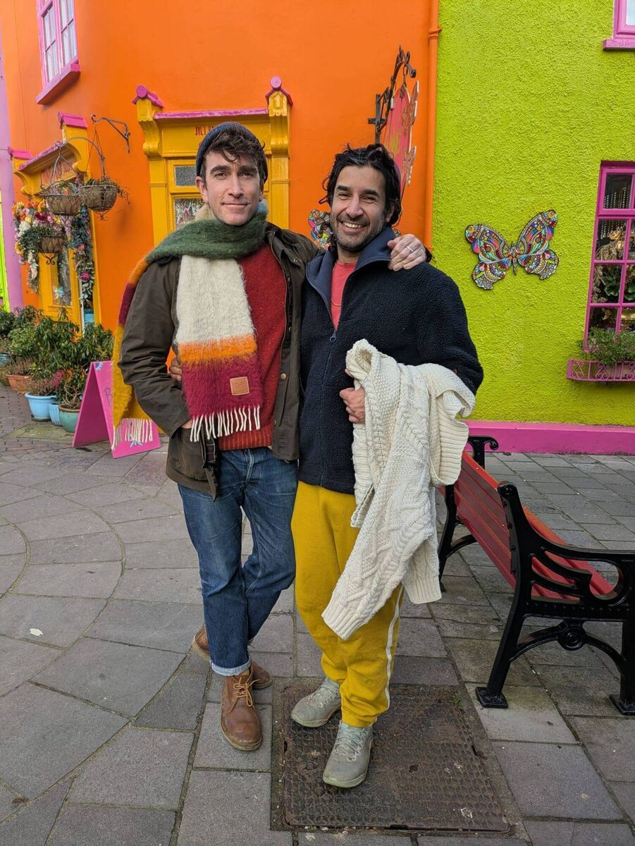 Mike O'Leary and Gagan Rehill on a visit to Kinsale in March 2025. Mike O'Leary and Gagan Rehill on a visit to Kinsale in March 2025.
