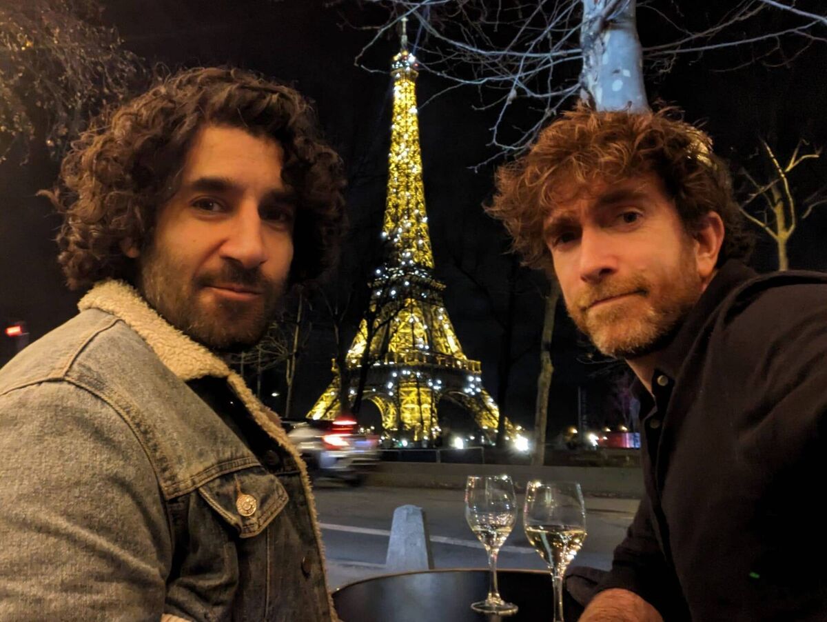 Mike O'Leary and Gagan Rehill in Paris for Valentine's Day 2024. Mike O'Leary and Gagan Rehill in Paris for Valentine's Day 2024.