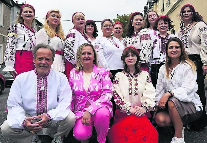 Members of the Kalyna Choir, who performed at the event. Members of the Kalyna Choir, who performed at the event.